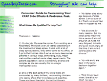 Tablet Screenshot of cpaphelpdesk.com